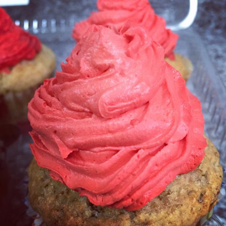 Cupcake Plátano para Cumpleaños